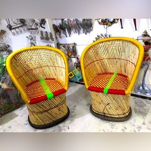 Handcrafted Bamboo Chairs